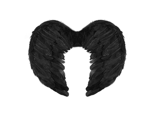 Aripi de înger negre - 45 x 35 cm - 1 buc.