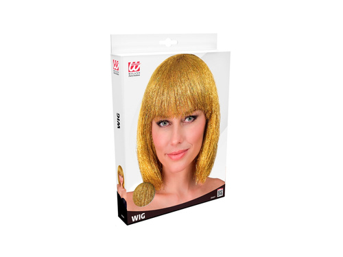 Peruca aurie strălucitoare