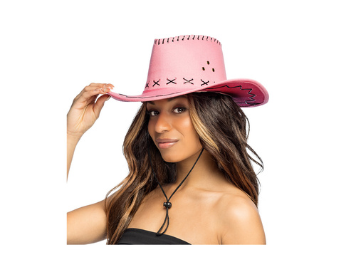 Savanne pălărie de cowboy roz