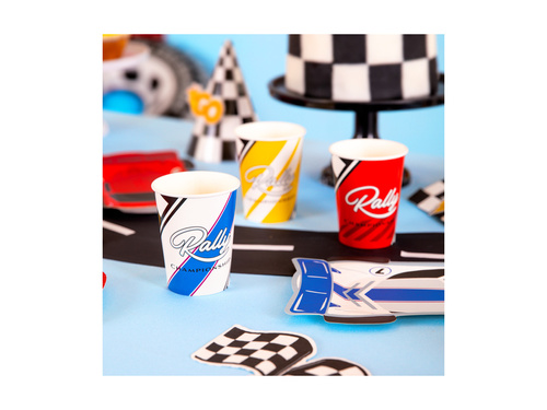 Pahare de hârtie Racing - 270 ml - 6 buc.