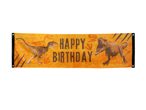 T-Rex banner textil - 50 x 180 cm