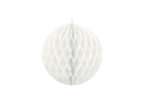 Minge de agățat decor alb - 20 cm - 1 buc.