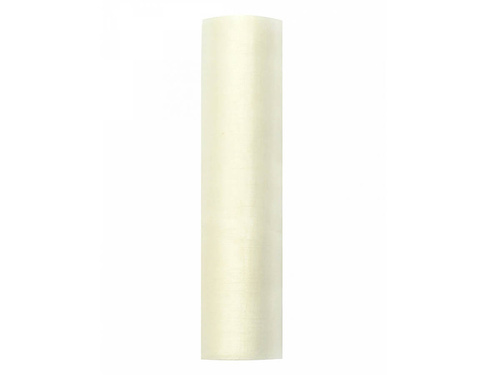 Organza simplă ivory - 16 cm x 9 metri