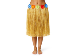 Fustă de paie hawaiiană medie - 60 cm - 1 buc.