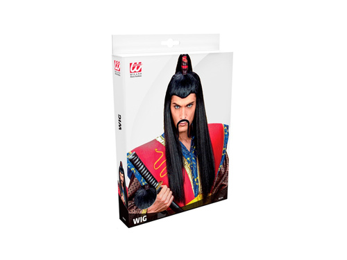 Peruca lungă de samurai japonez