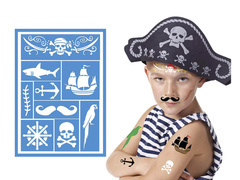 Șablon de machiaj Pirat