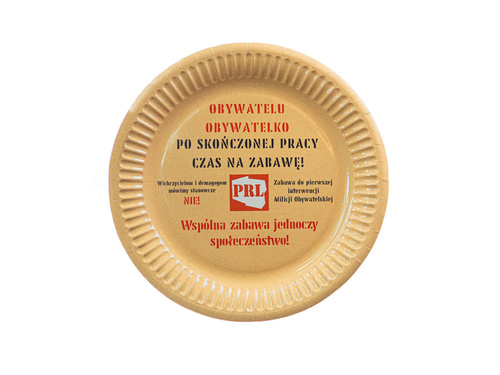 Farfurii aniversare PRL - 18 cm - 6 buc.