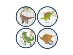 Farfurii aniversare dinozauri - 23 cm - 8 buc.
