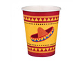 Pahare de hârtie Mexic - 210 ml - 10 buc.