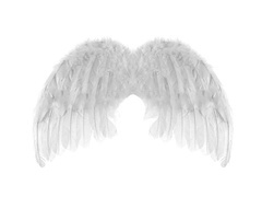 Aripi de înger albe - 48 x 28 cm - 1 buc.