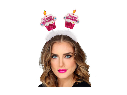 Bentiță cu blană - ziua de naștere cupcakes