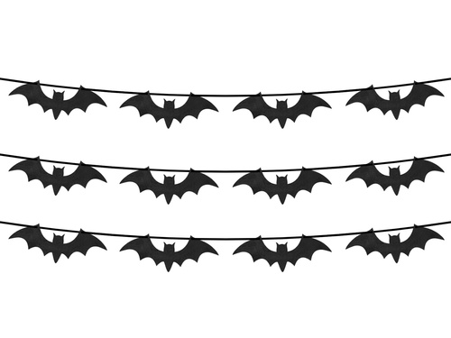 Ghirlandă de Halloween - Lilieci - 500 cm