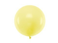 Balon gigant cu diametrul de 60 cm - galben pastel.