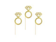 Muffin Picks Inele de logodnă - 11,5 cm - 6 buc.