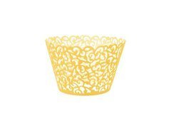 Rulouri aurite pentru cupcakes - 10 buc.