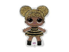 Queen Bee LOL Surprise balon cu băț de folie - 33 x 22 cm - 1 buc.