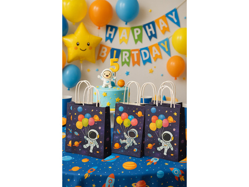 Pungi cadou pentru ziua de naștere Cosmos - 4 buc.