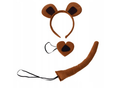 Set ursuleț de pluș maro