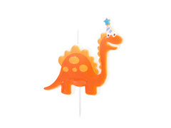 Lumânare aniversară Dinosaur - 9 cm - 1 buc.
