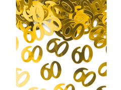 Confetti auriu pentru a 60-a aniversare - 15g