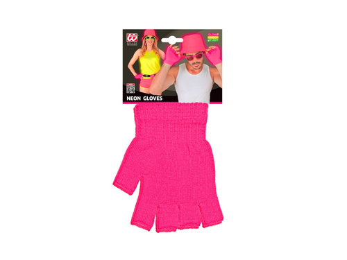 Mănuși fără degete roz neon