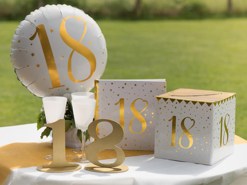 Cutie plic cu felicitări, cadouri pentru petrecerea de 18 ani - 1 buc.