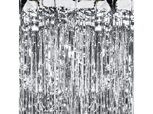 Perdea - perdea de ușă argintie - 100 x 250 cm