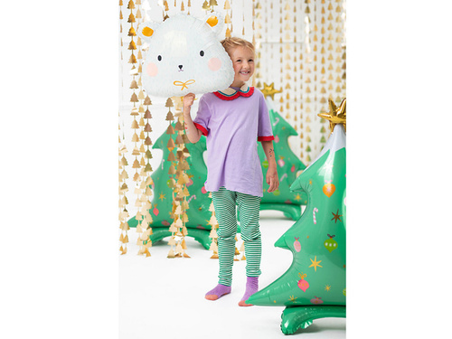 Pom de Crăciun în picioare balon din folie - 94 cm - 1 buc.