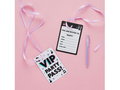 Invitatii VIP pass - 12.5 x 8.8cm - 10 buc.