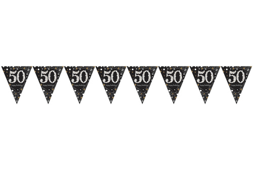 Steag banner pentru aniversarea a cincizeci de ani - 400 cm - 1 buc.
