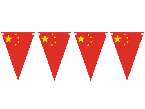 China Flag Hanging Banner - 5m