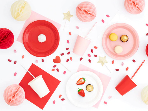 Cupe roșii - 220 ml - 6 buc.