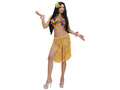 Fustă hawaiiană scurtă din paie - 55 cm - 1 buc.