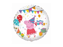 Peppa's Birthday Party Balon de folie - 36 cm - 1 buc.