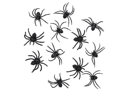 Halloween păianjeni decor - 12 buc.