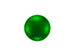 Balon rotund din folie verde închis - 30" - 1 buc.
