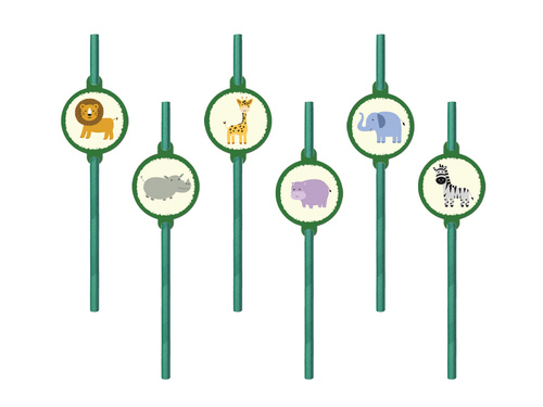 Paie pentru ziua de naștere Safari - 6 buc.