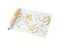 Suport de masă imprimat pentru decorarea celei de-a 40-a aniversări - 28 cm x 5 m - 1 buc.