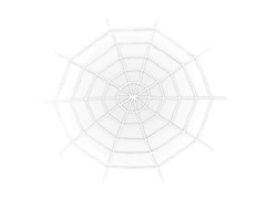 Pânză de păianjen albă mare - 150 cm - 1 buc.