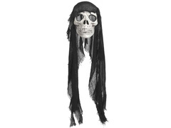 Decorațiune de agățat cu craniu bântuit - 100 cm - 1 buc.