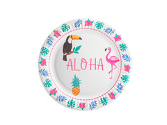 Farfurii Aloha Party - 18 cm - 6 buc.