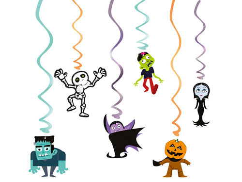 Monsters Halloween swizzlers - 6 buc.