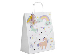 Pungi de hârtie unicorn - 6 buc.