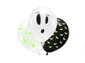 Baloane din latex UV pentru Halloween - 27 cm - 3 buc.