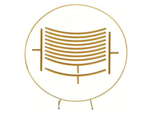 Suport balon rotund auriu - 200 cm - 1 buc.