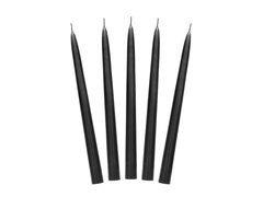 Lumânare con neagră - 24 cm - 10 buc.