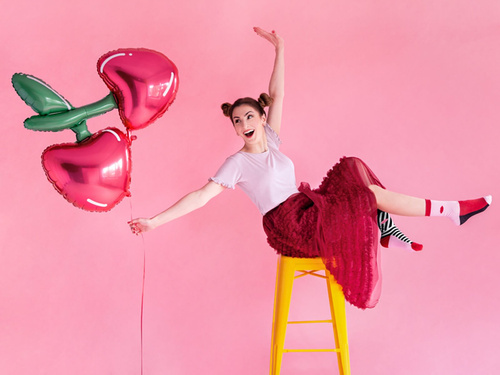 Balon din folie Cireșe - 88 x 73 cm - 1 buc.