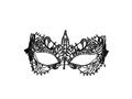 Mască de carnaval din dantelă neagră - 1 buc.