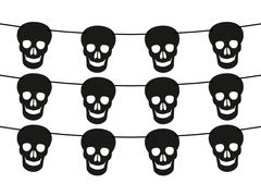 Ghirlandă de Halloween - Cranii - 500 cm