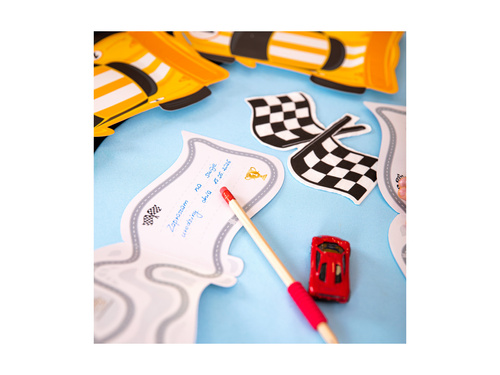 Invitații pentru ziua de naștere Racing - 6 buc.